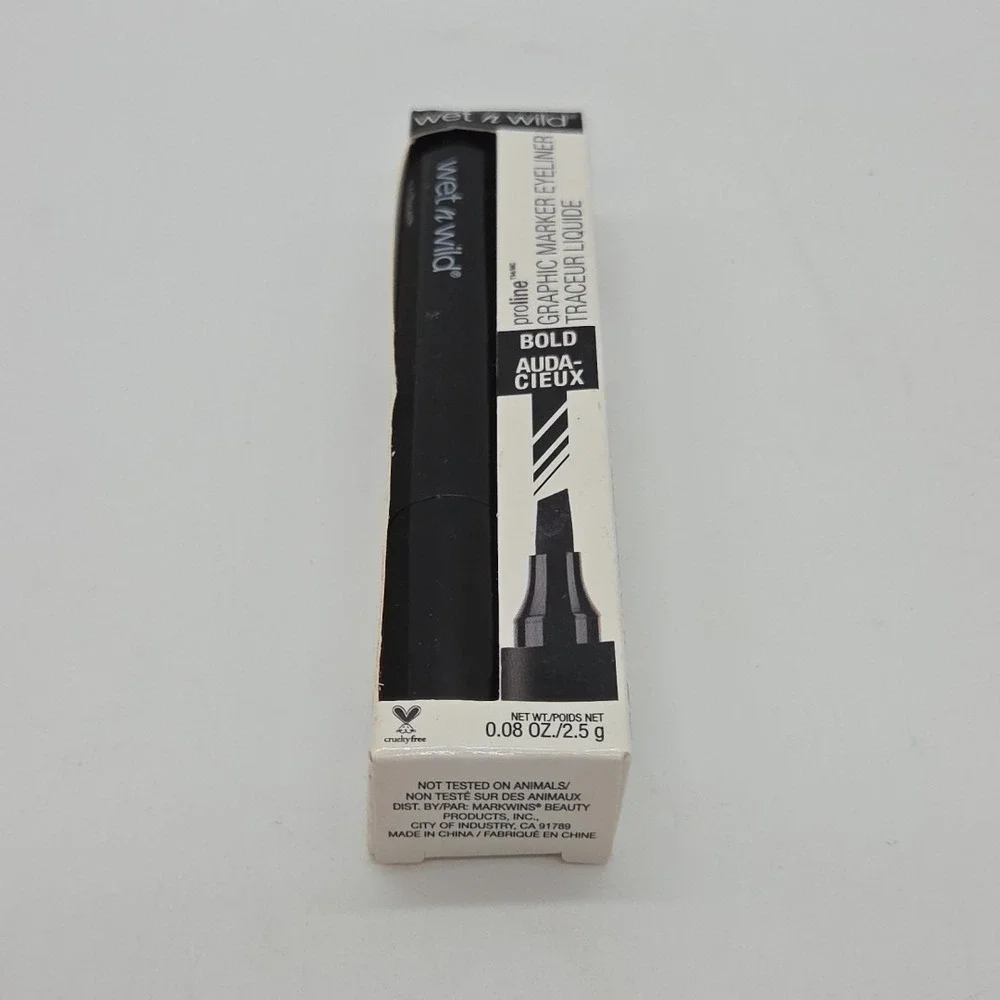 NEW Lot Of 2 Wet n Wild ProLine Graphic Marker Eyeliner #877 Jetliner Black
